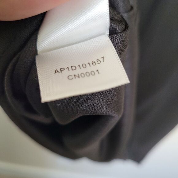 NEW Adrianna Papell Blouson Metallic Foil Dress Formal Event Plus Size 16W - Picture 12 of 12